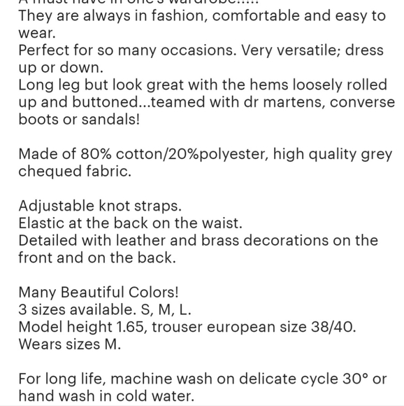 Harem style overalls - Picture 12 of 15